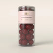 Box The Original Tube Large Strawberry 250 g – gelatinefri jordbærvingummi i hvid karamelchokolade med jordbærpulver