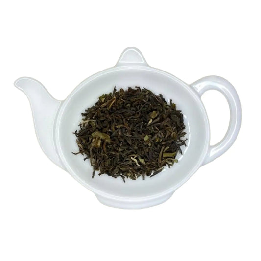 Carstensens Tehandel Darjeeling FTGFOP Risheehat 1. Flush sort te fra Indien i 100 g pose