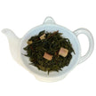 Carstensens Tehandel Grøn Rabarber og Flødete (100 g) – løs sencha grøn te med rabarber (1,5%), saflor og blød flødearoma, frugtig og cremet grøn te til varm kop eller iste