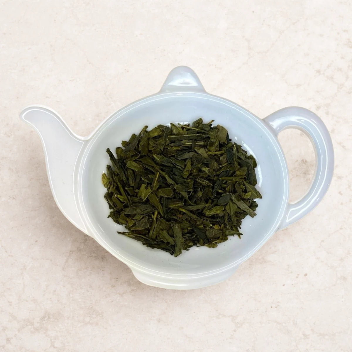 Carstensens Tehandel Sencha Vanille (100 g) – løs grøn sencha te med vanilje (2,5%) og cremet vaniljearoma, mild vaniljete med karamelfornemmelse til hyggelige te-stunder