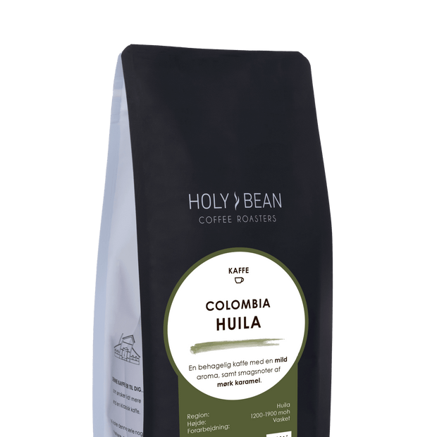 Holy Bean Colombia Huila ØKO filterkaffe fra Colombia med noter af mørk karamel i 250 g pose