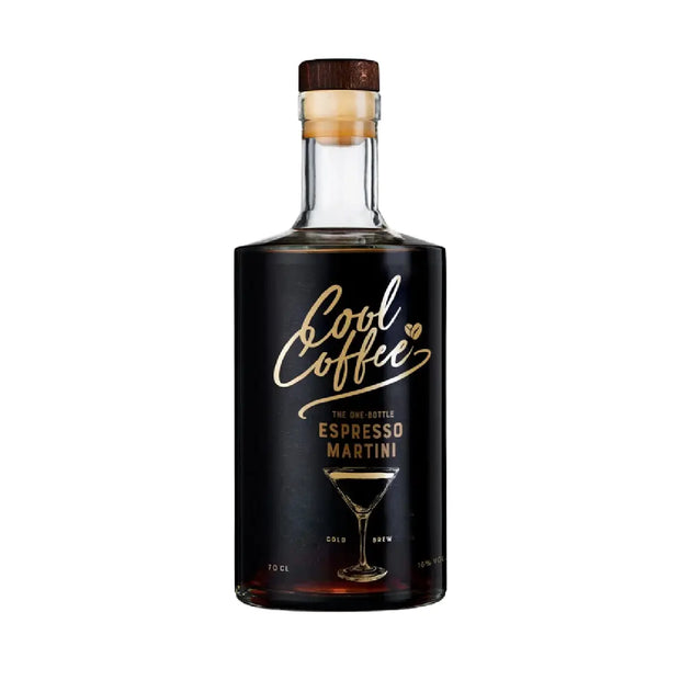 Cool Coffee Espresso Martini (70 cl) – færdigblandet kaffecocktail i flaske, cold brew espresso martini klar til at shake og servere, 16% vol, cocktailbar-smag derhjemme
