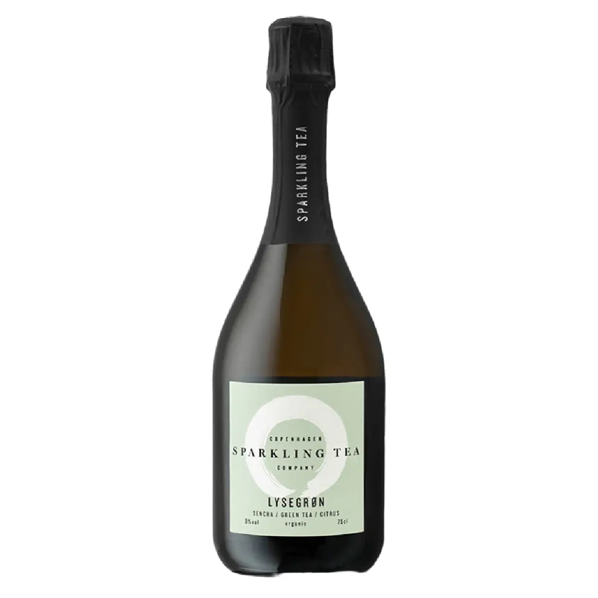 Copenhagen Sparkling Tea Company LYSEGRØN alkoholfri mousserende te med citrus, 37,5 cl