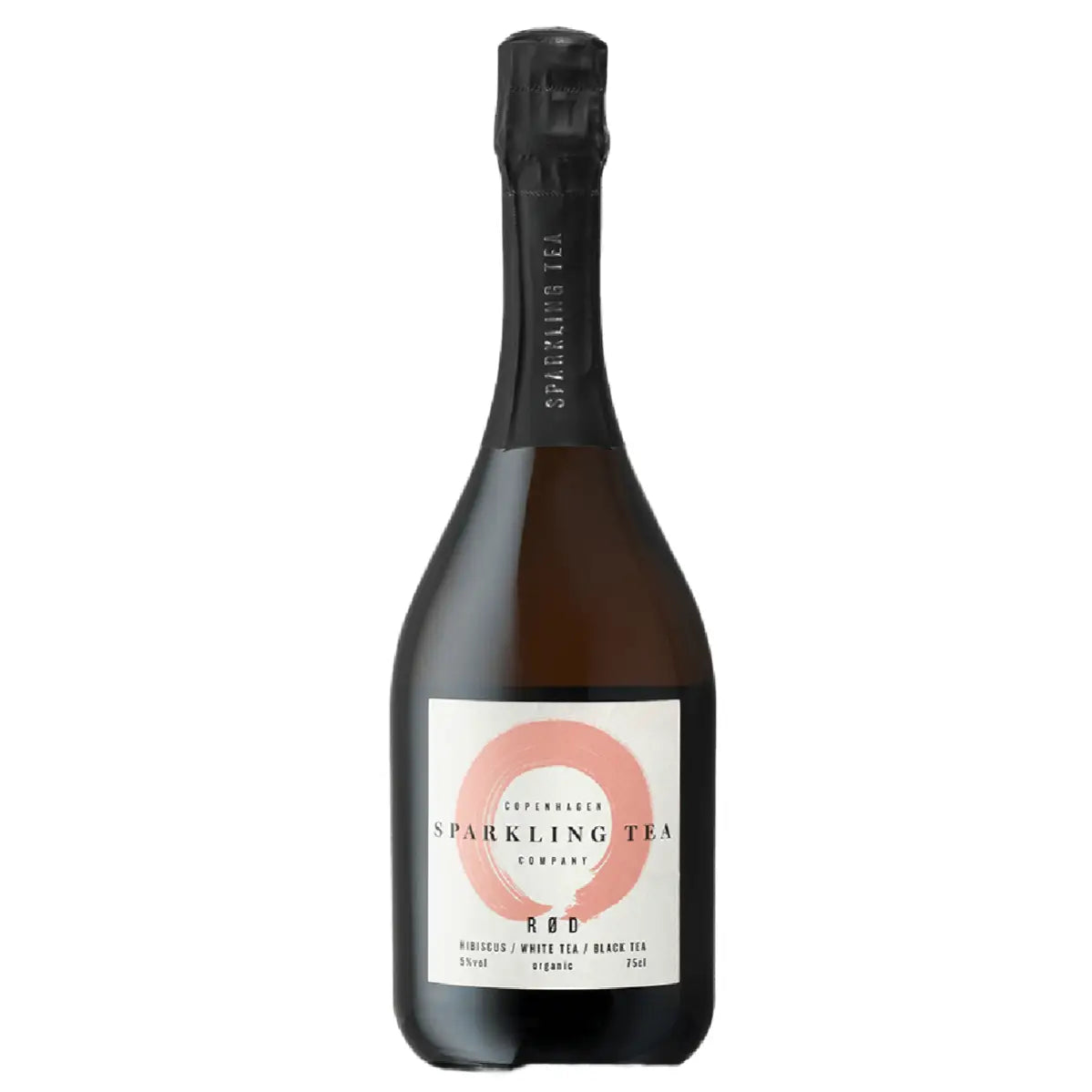 Copenhagen Sparkling Tea Company RØD mousserende te med røde bær, hibiscus og citrus, 75 cl