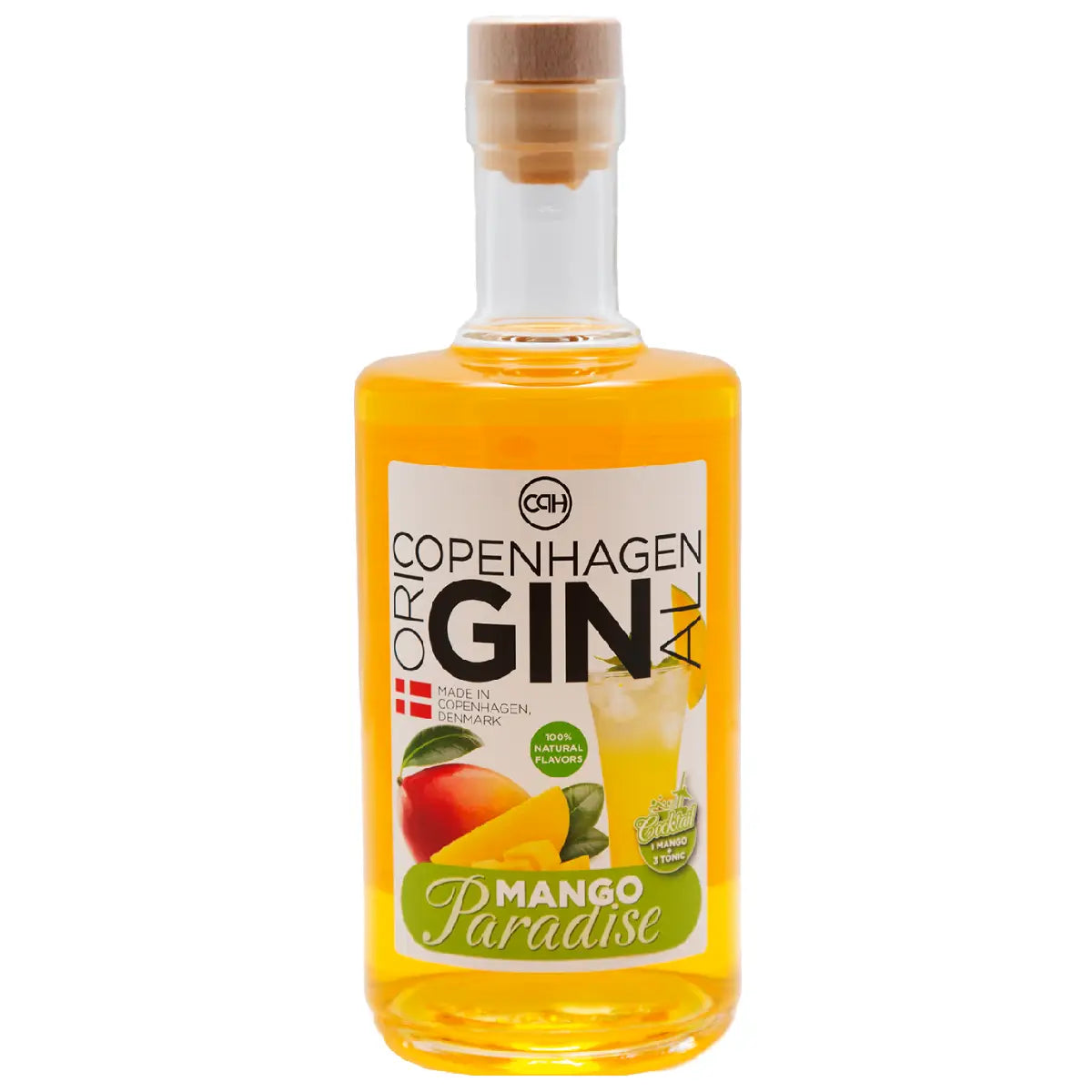 CPH Copenhagen oriGINal Mango Paradise Cocktail Gin med tropisk mangosmag, 100 cl