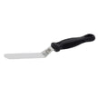 de Buyer FKO vinklet paletkniv i rustfrit stål med afrundet 9 cm klinge, fleksibel spids og ergonomisk skridsikkert håndtag, total længde 22 cm