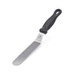 de Buyer FKO vinklet paletkniv i rustfrit stål med afrundet 12 cm klinge, fleksibel spids og ergonomisk skridsikkert håndtag, total længde 25 cm