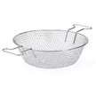 de Buyer La Lyonnaise friturekurv i rustfrit stål Ø32 cm med tætvævet net og to håndtag til afdrypning ved fritering