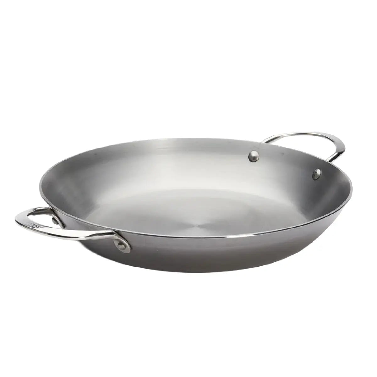 de Buyer MINERAL B paellapande Ø32 cm i kulstofstål med to håndtag