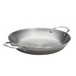 de Buyer MINERAL B paellapande Ø32 cm i kulstofstål med to håndtag