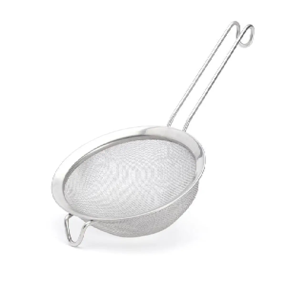 de Buyer sigte i rustfrit stål Ø16 cm med finmasket net, håndtag og trådkrog til filtrering, te og placering over skål eller gryde