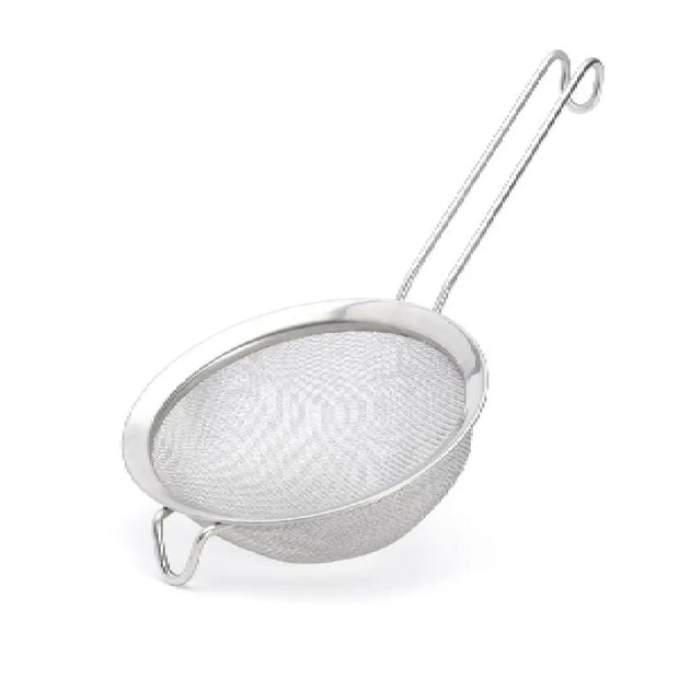 de Buyer sigte i rustfrit stål Ø16 cm med finmasket net, håndtag og trådkrog til filtrering, te og placering over skål eller gryde