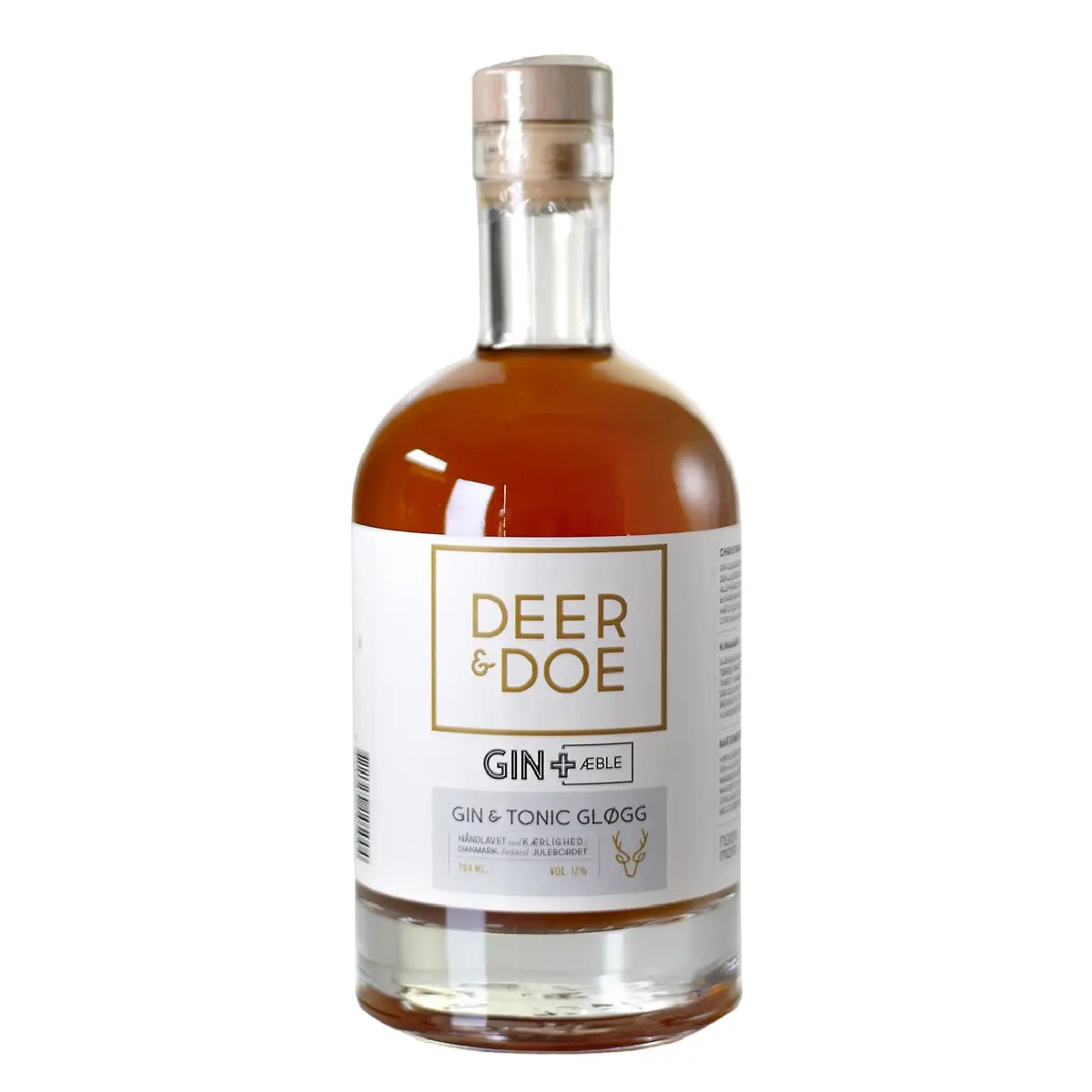 Deer&Doe Gin & Tonic Gløgg 70 cl med æble og klassiske julekrydderier