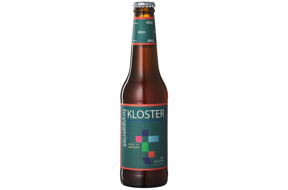 Klosterbryggeriet Dubbel Ale Glutenfri økologisk ale med karamel og malt, 33 cl