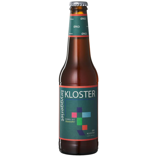 Klosterbryggeriet Dubbel Ale Glutenfri økologisk ale med karamel og malt, 33 cl