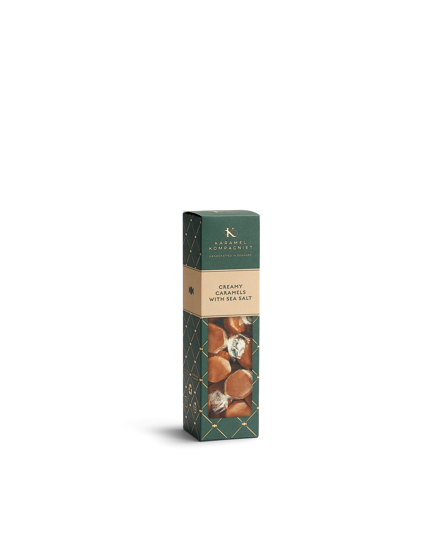 Karamel Kompagniet Creamy Caramels With Sea Salt med Læsø Sydesalt i 138 g æske