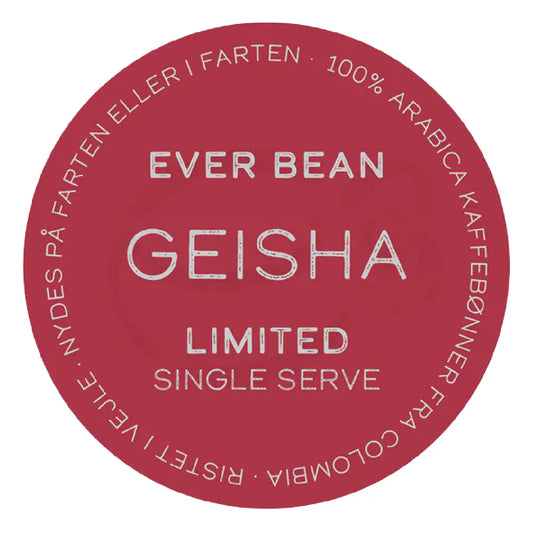 EverBean Limited Colombia Geisha single serve drip bag med 100% Arabica Geisha kaffe fra Colombia