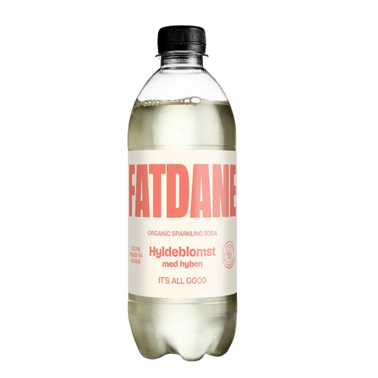 Fatdane Hyldeblomst med Hyben økologisk sodavand 50 cl