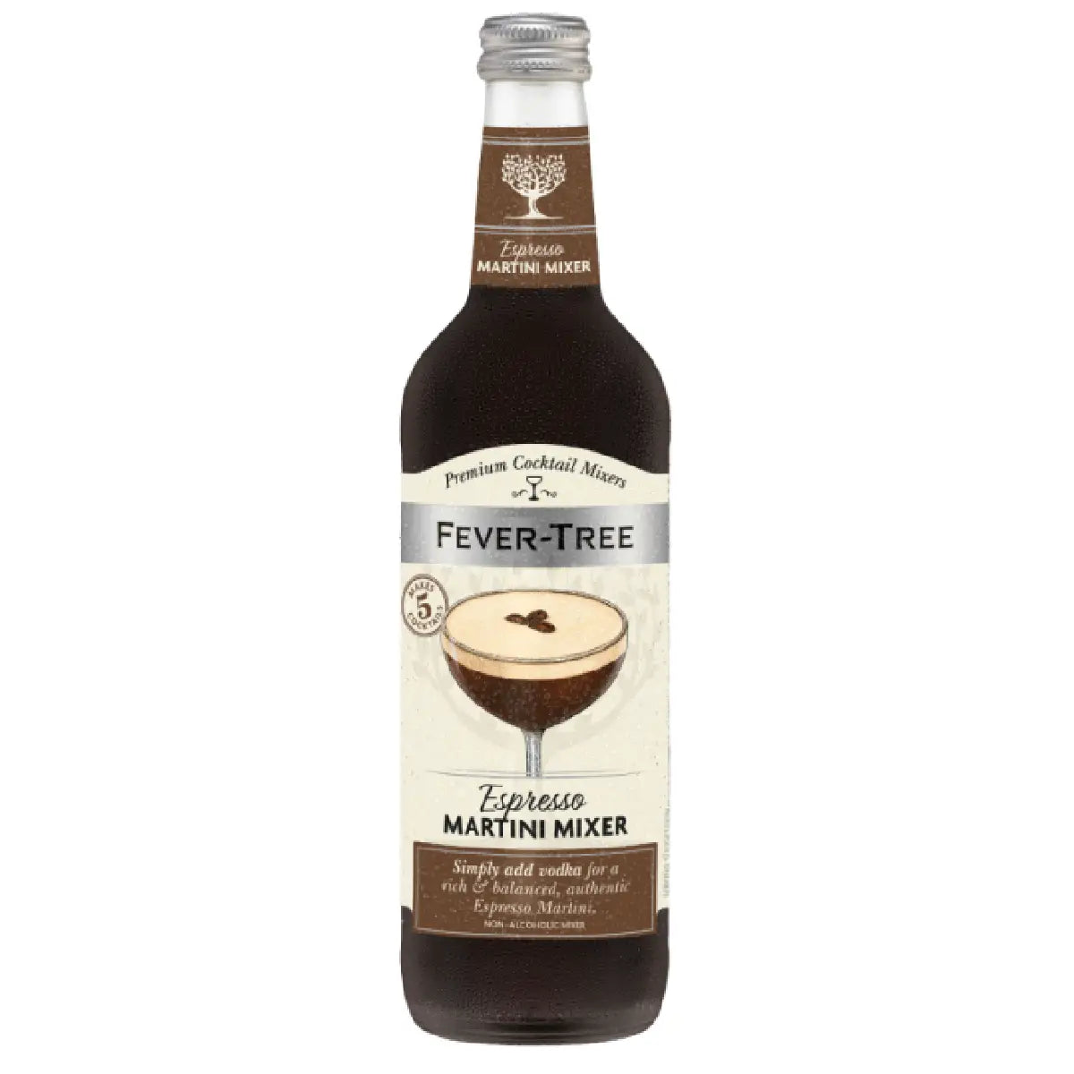 Fever-Tree Espresso Martini Mixer med kaffe og vanilje, 50 cl