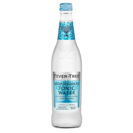 Fever-Tree Mediterranean Tonic Water med rosmarin, citrontimian og kinin, 50 cl