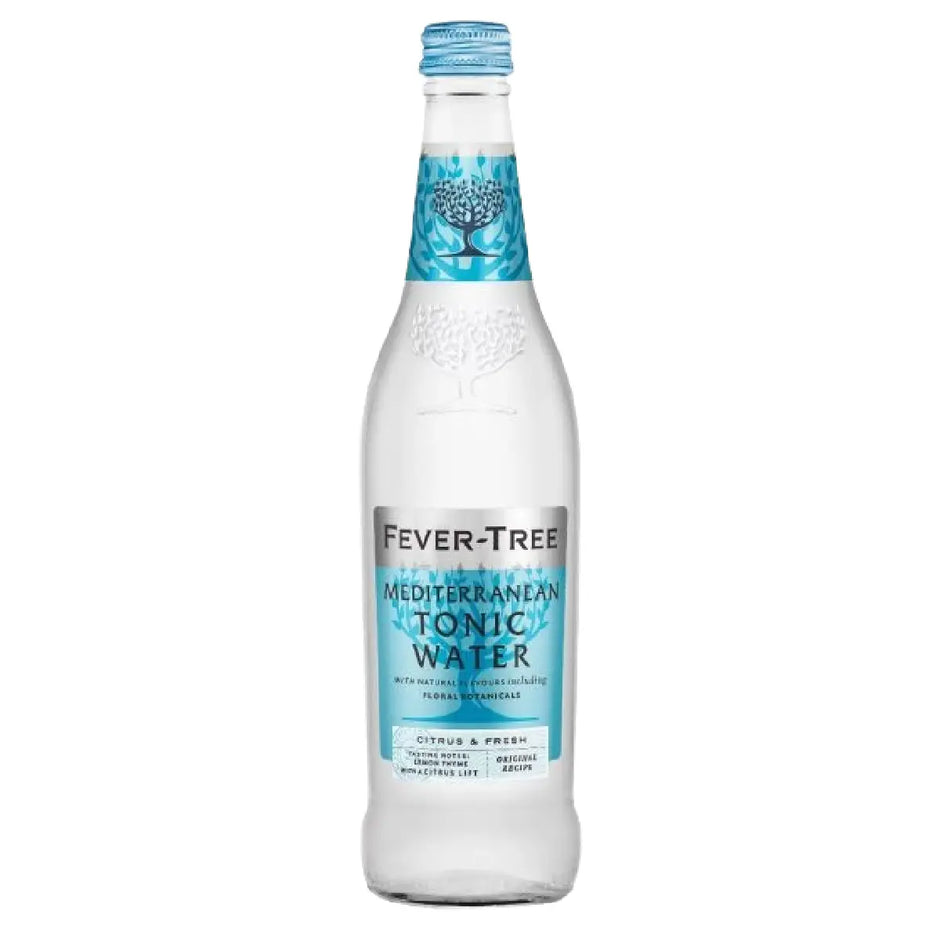 Fever-Tree Mediterranean Tonic Water med rosmarin, citrontimian og kinin, 50 cl