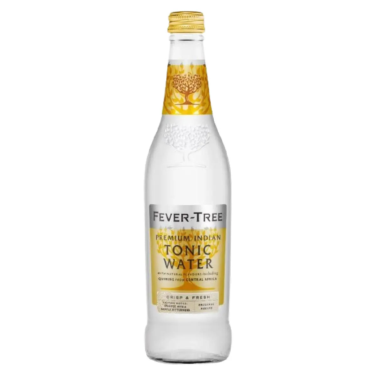 Fever-Tree Premium Indian Tonic Water med kinin og botaniske citrusolier, 50 cl