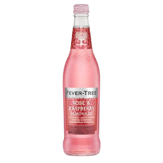 Fever-Tree Rose & Raspberry Lemonade med citron, rose og hindbær, 50 cl