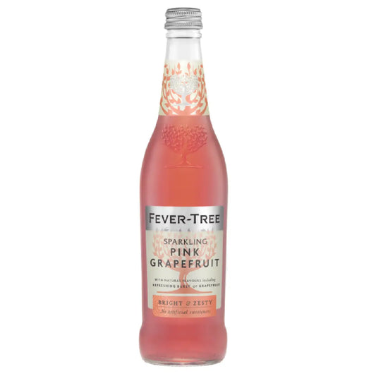Fever-Tree Sparkling Pink Grapefruit sodavand med pink grapefrugt, 50 cl