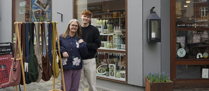 Her ses Heidi, der ejer SMAGdansk, og Jonas, som også er at finde i den fysiske butik i Vissingsgade i Vejle