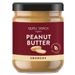 Guru Snack Peanut Butter Crunchy økologisk peanutbutter med sprøde jordnøddestykker 250 g