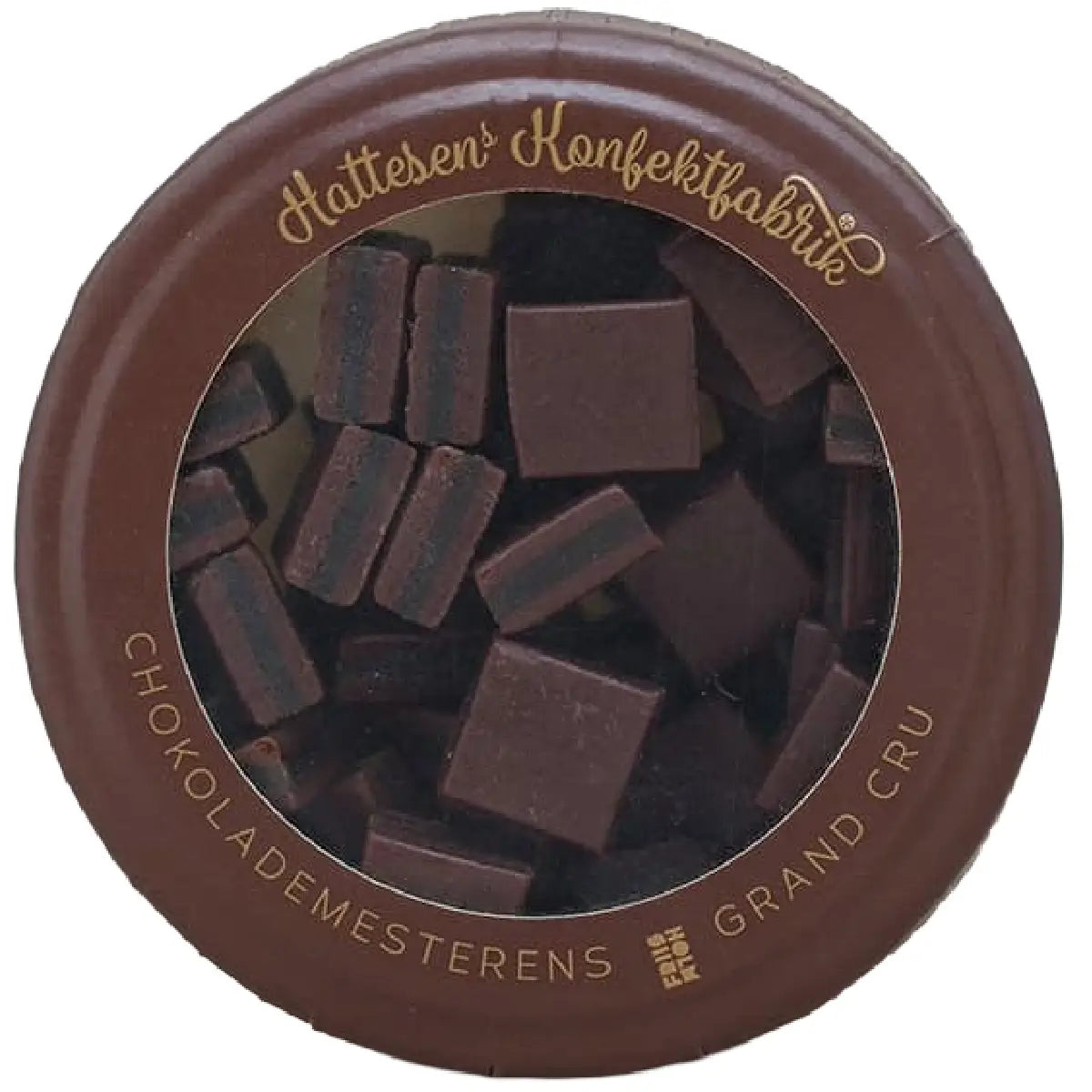 Hattesens Konfektfabrik Grand Cru Æske 125 g med lakridskonfekt, Friis-Holm chokolade og appelsinskal