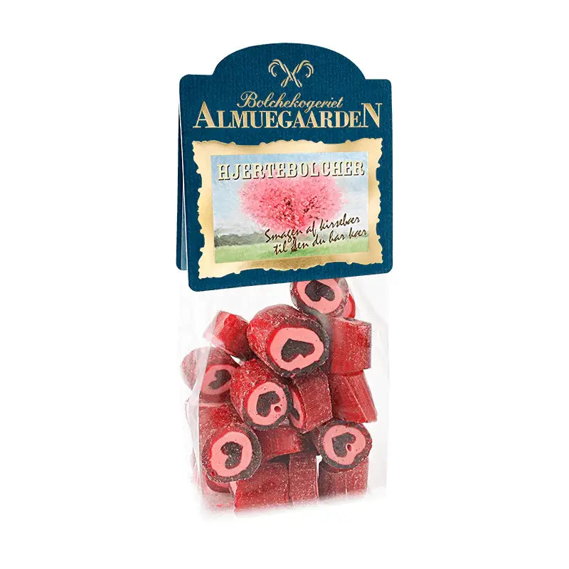 Hjerte bolcher fra Almuegaarden