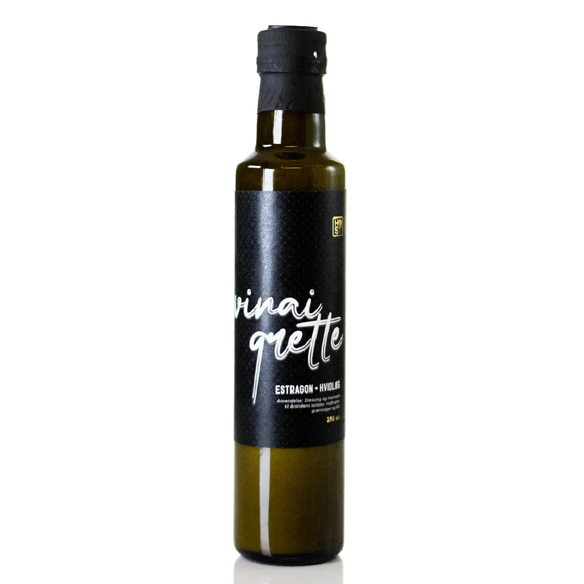 HØST Vinaigrette med estragon og hvidløg, 250 ml – dressing og marinade med rapsolie og æblecidereddike, urtede estragonnoter og hvidløg, velegnet til salater, grøntsager, rodfrugter og kål