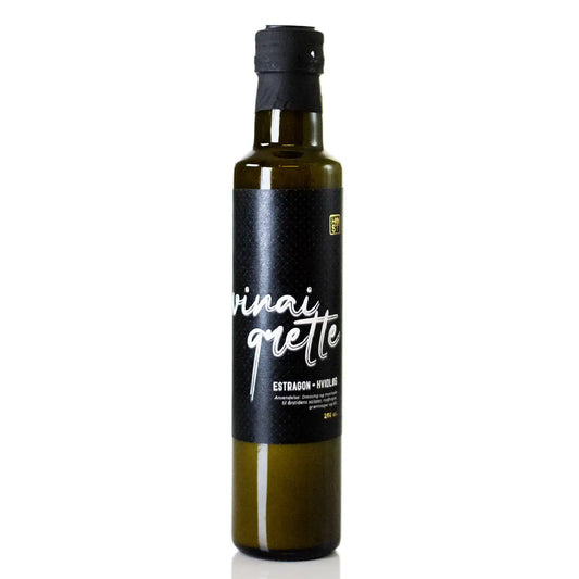 HØST Vinaigrette med estragon og hvidløg, 250 ml – dressing og marinade med rapsolie og æblecidereddike, urtede estragonnoter og hvidløg, velegnet til salater, grøntsager, rodfrugter og kål