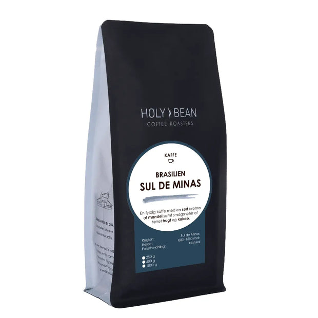 Holy Bean Brasilien Sul de Minas 1 kg mellemristet kaffe med rund og fyldig smagsprofil