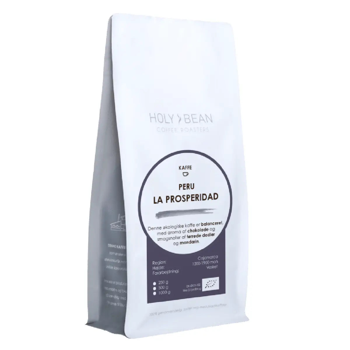 Holy Bean Peru La Prosperidad økologisk filterkaffe fra Peru med frugtig og intens smagsprofil