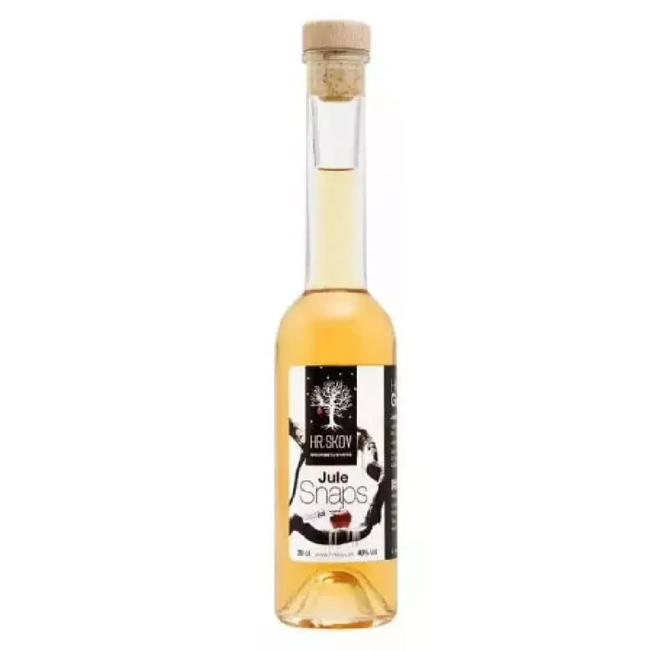 Hr. Skov Jule Snaps med appelsin, kanel og stjerneanis, dansk kryddersnaps til julefrokost, kaffe, gløgg og drinks, 20 cl