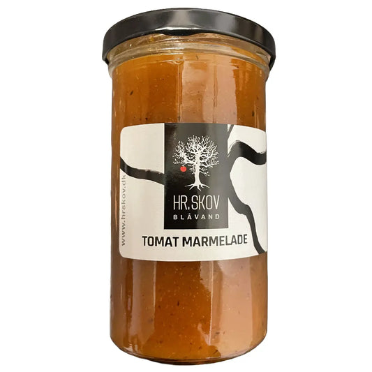 Hr. Skov Tomat Marmelade med tomater, timian og Bora Bora Grand Cru-vanilje, velegnet til ostebord, foie gras og dessert, 290 g