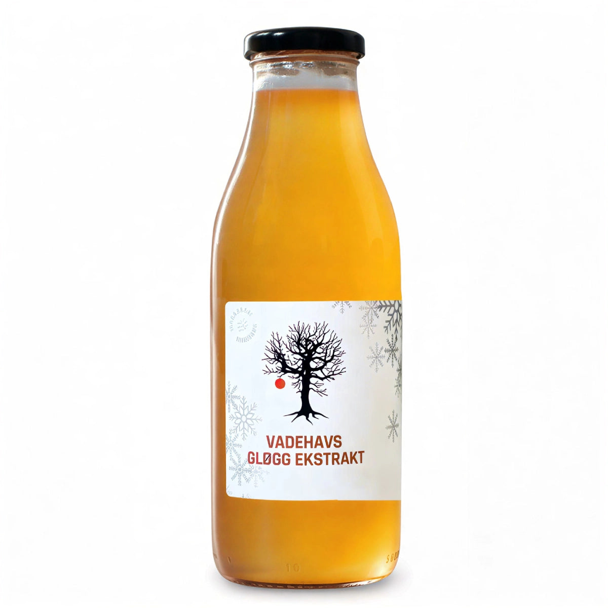 Hr. Skov Vadehavs gløgg 50 cl – alkoholfri, lys gløgg-ekstrakt med vilde havtorn, hvidvin, æblemost, citron og julekrydderier som kanel og stjerneanis, til varm gløgg, alkoholfri gløgg og velkomstdrink