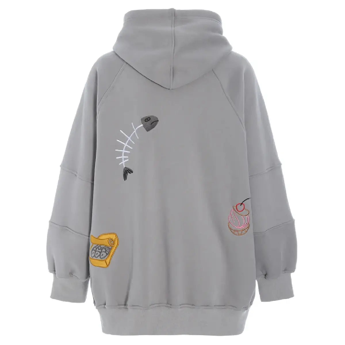 Hunkøn Buster Hoodie Grey i grå