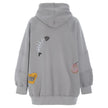 Hunkøn Buster Hoodie Grey i grå
