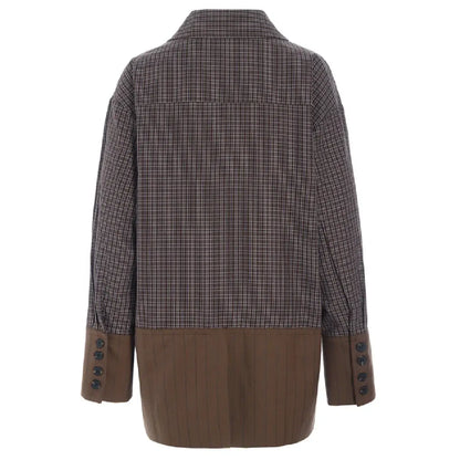 Hunkøn Irena Shirt Brown brun skjorte