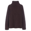 Hunkøn Jules Knit Blouse Chestnut strikket bluse i varm brun nuance