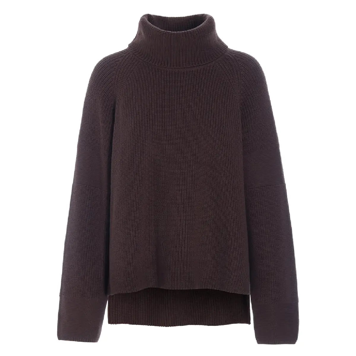 Hunkøn Jules Knit Blouse Chestnut strikket bluse i varm brun nuance