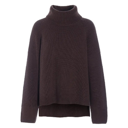 Hunkøn Jules Knit Blouse Chestnut strikket bluse i varm brun nuance