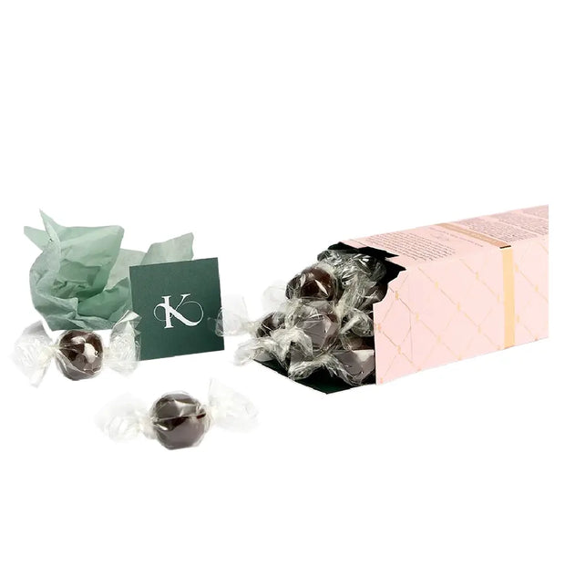 Karamel Kompagniet - Chokoladeovertrukne Kirsebærkaramel Kugler (109 g)