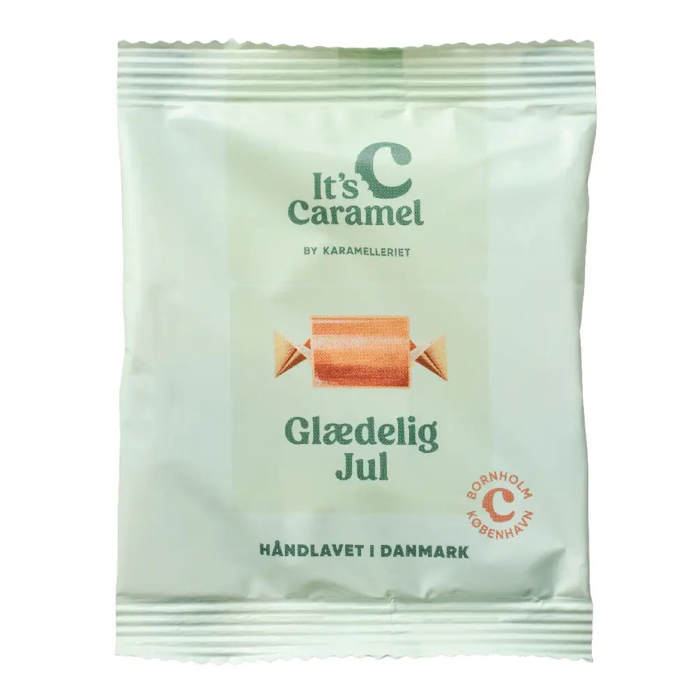 Karamelleriet Flødekaramel Flowpack 15 g, håndlavet og langtidskogt flødekaramel i individuel indpakning til gavekurve og kaffebord