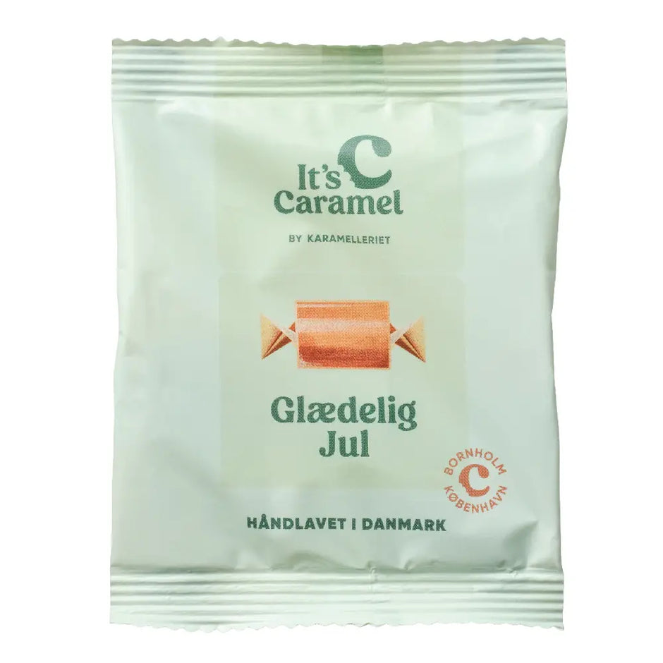 Karamelleriet Flødekaramel Flowpack 15 g, håndlavet og langtidskogt flødekaramel i individuel indpakning til gavekurve og kaffebord