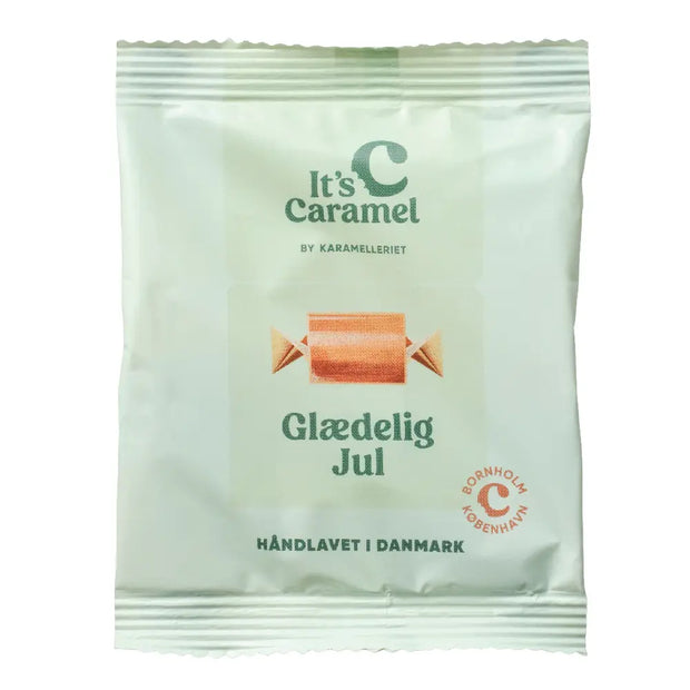 Karamelleriet Flødekaramel Flowpack 15 g, håndlavet og langtidskogt flødekaramel i individuel indpakning til gavekurve og kaffebord