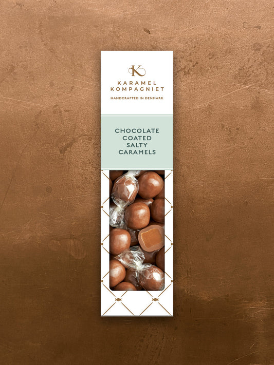 Karamel Kompagniet - Chokoladekugler lys chokolade og salt i karamel